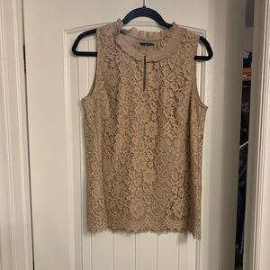 Tall Medium J. Crew sleeveless lace blouse